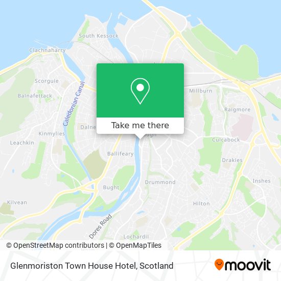 Glenmoriston Town House Hotel map