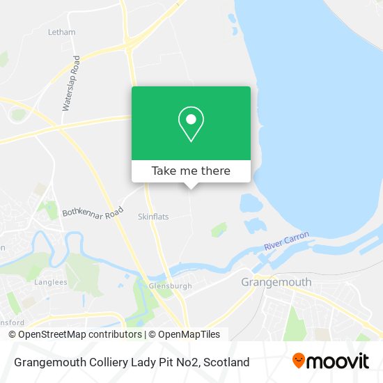 Grangemouth Colliery Lady Pit No2 map