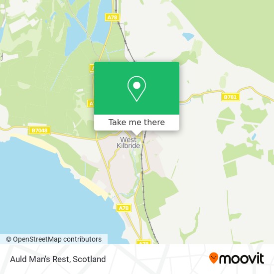 Auld Man's Rest map