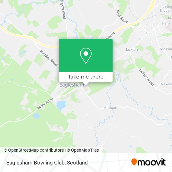 Eaglesham Bowling Club map