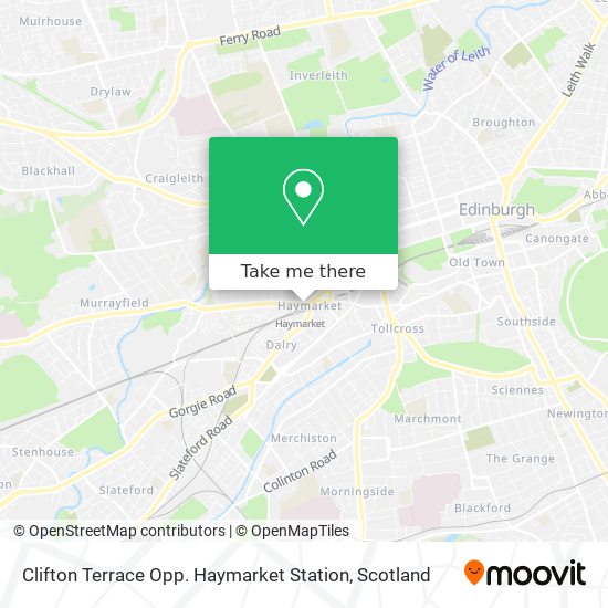 Clifton Terrace Opp. Haymarket Station map