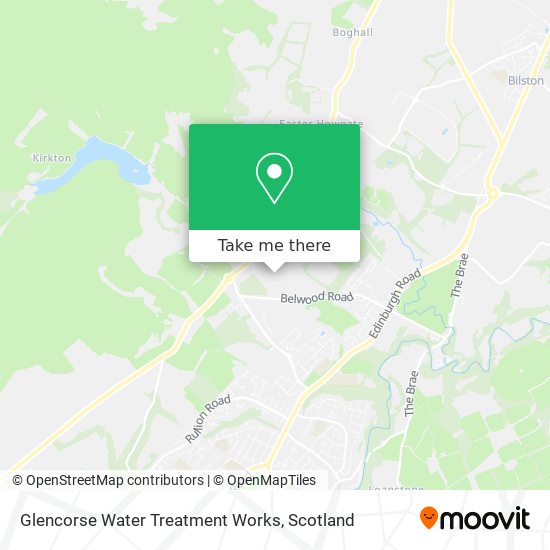 Glencorse Water Treatment Works map