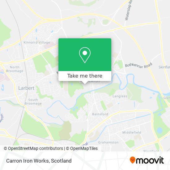 Carron Iron Works map