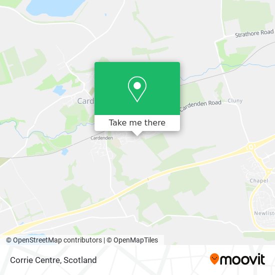 Corrie Centre map