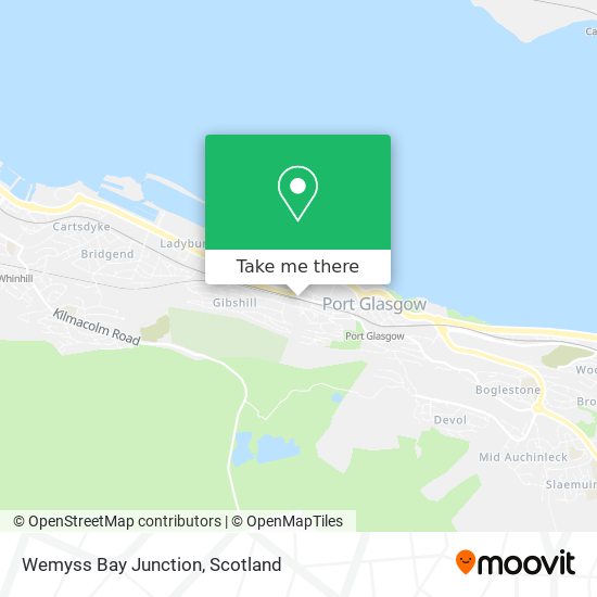 Wemyss Bay Junction map