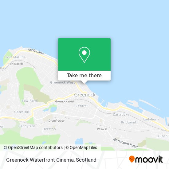 Greenock Waterfront Cinema map
