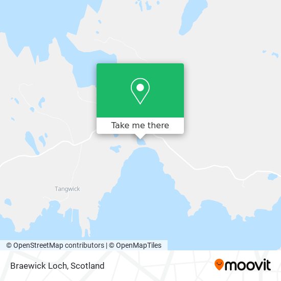 Braewick Loch map