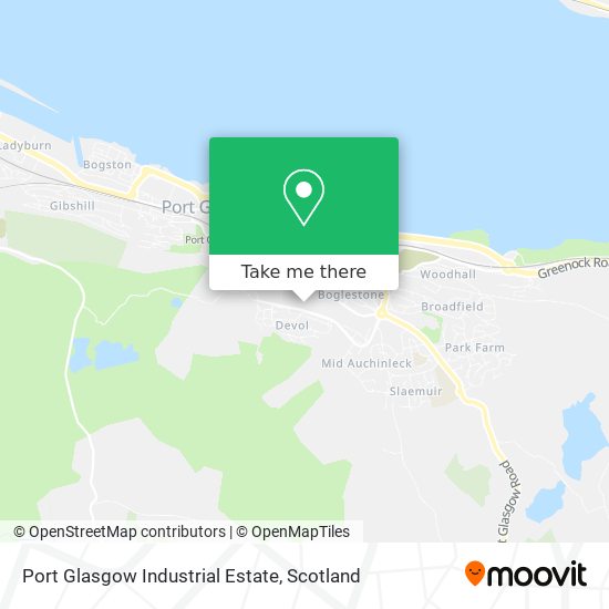 Port Glasgow Industrial Estate map