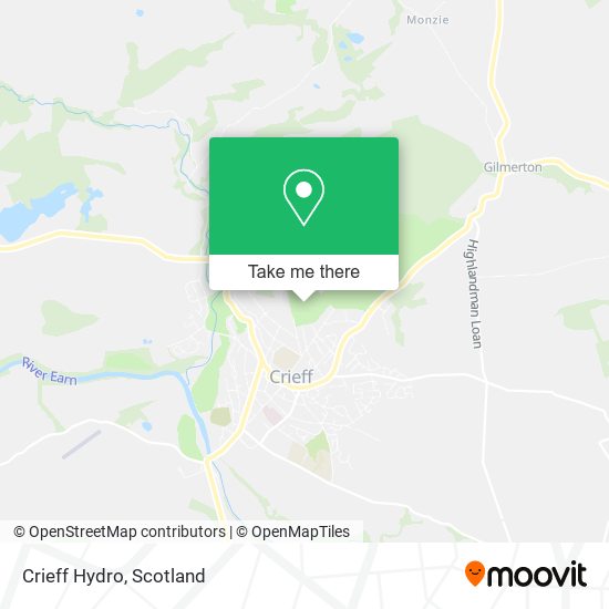 Crieff Hydro map