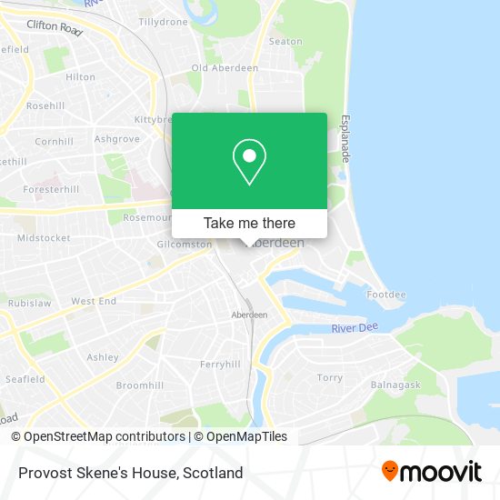 Provost Skene's House map