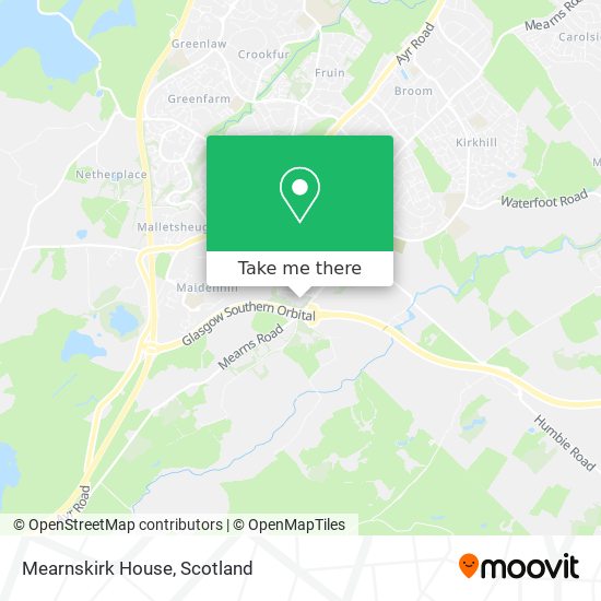 Mearnskirk House map