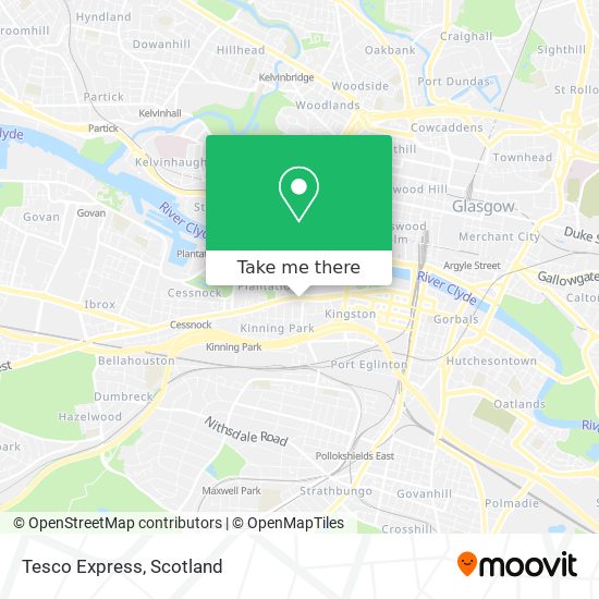 Tesco Express map