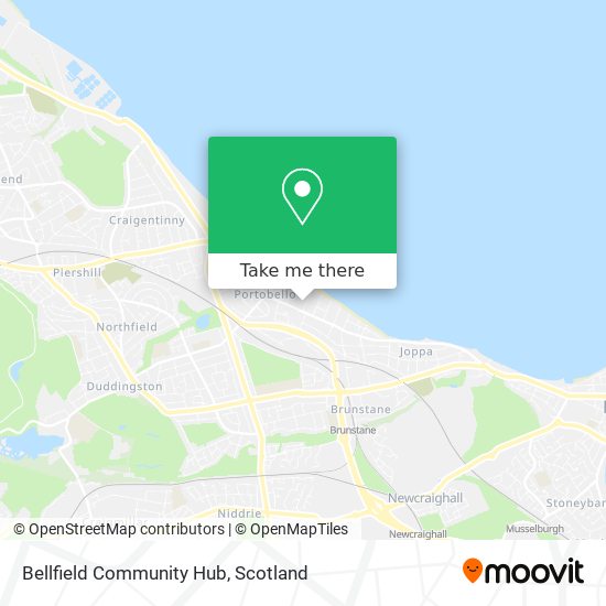 Bellfield Community Hub map
