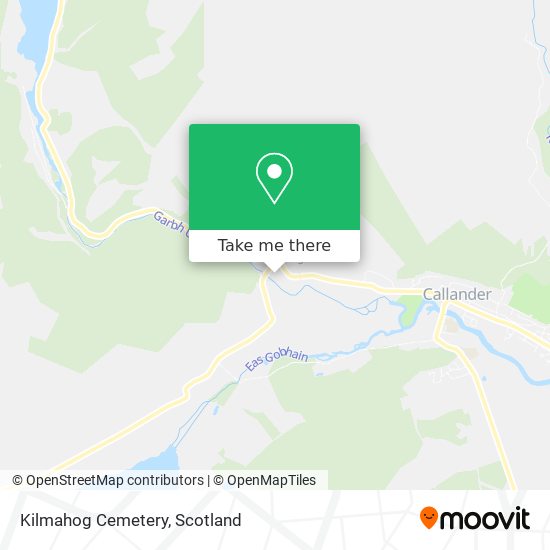 Kilmahog Cemetery map