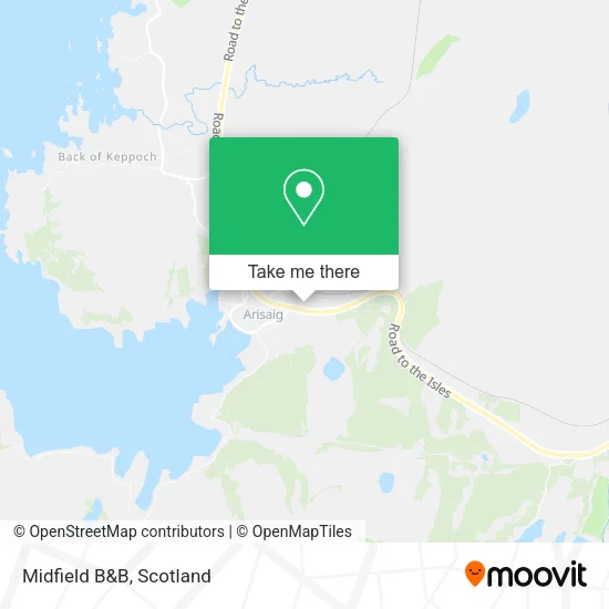 Midfield B&B map