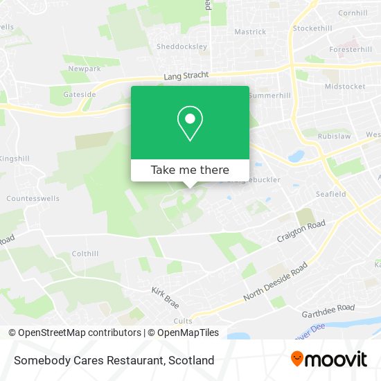 Somebody Cares Restaurant map