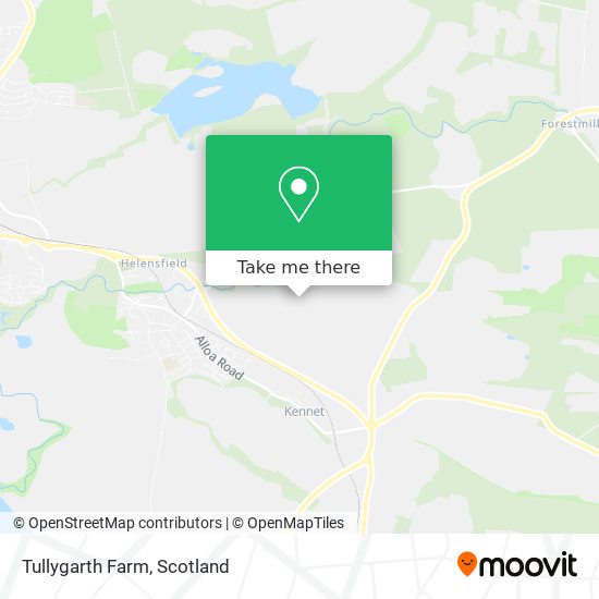 Tullygarth Farm map