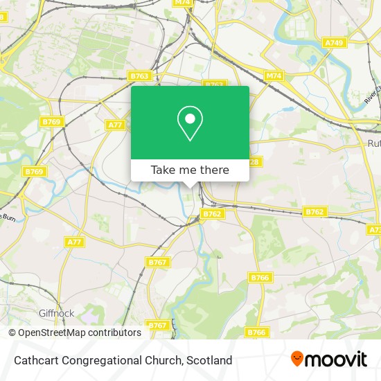 Cathcart Congregational Church map