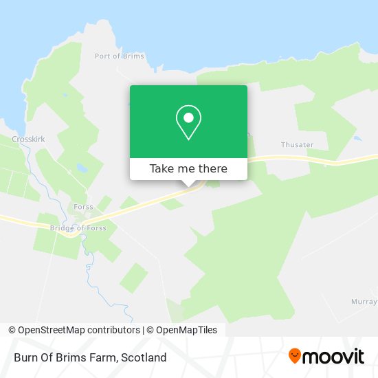 Burn Of Brims Farm map