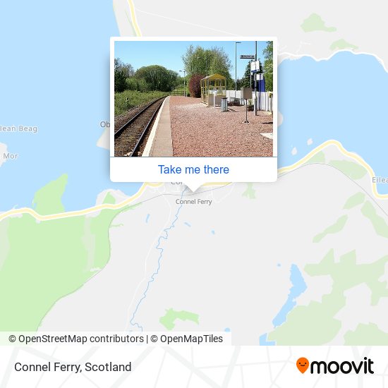 Connel Ferry map