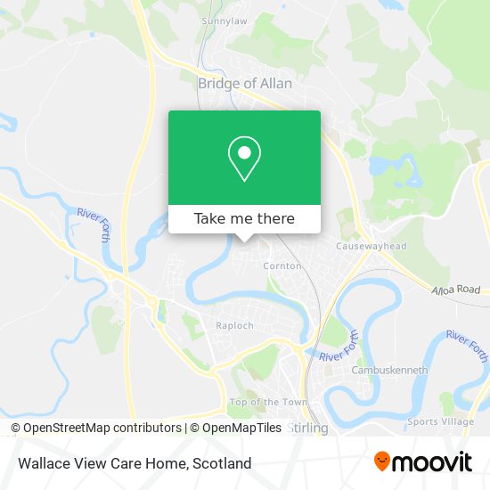 Wallace View Care Home map