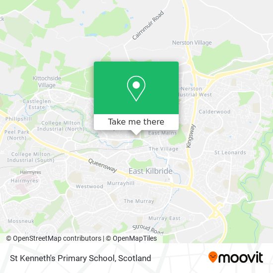 St Kenneth's Primary School map