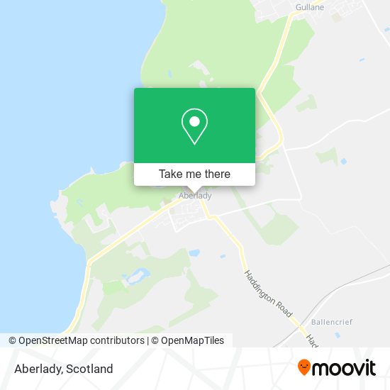 Aberlady map