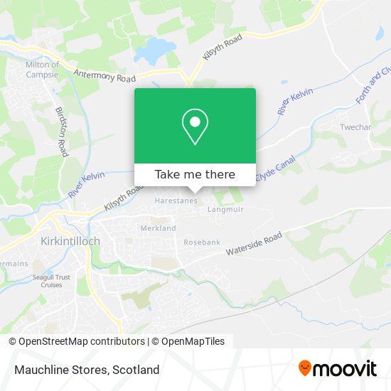 Mauchline Stores map