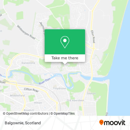 Balgownie map