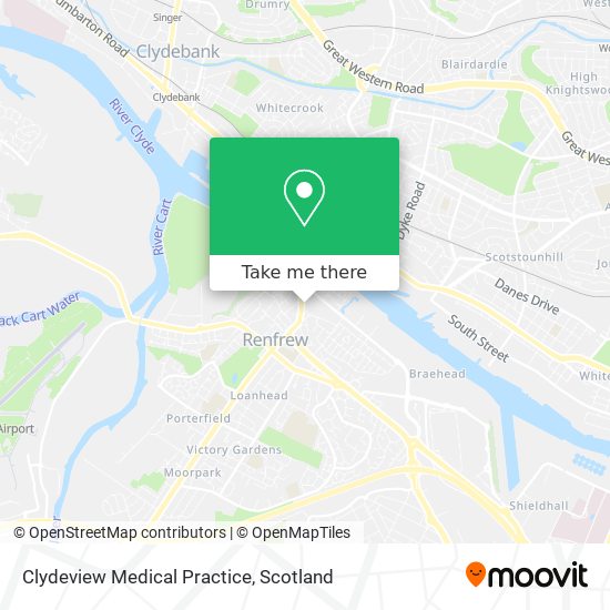 Clydeview Medical Practice map