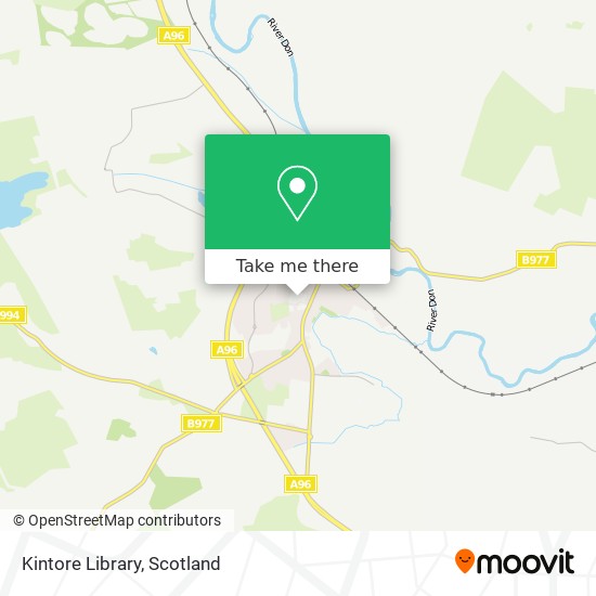 Kintore Library map
