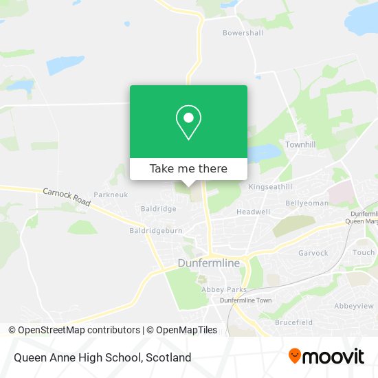 Queen Anne High School map