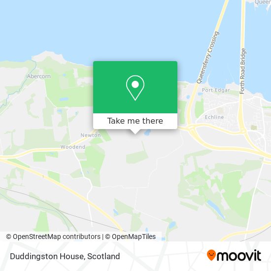 Duddingston House map