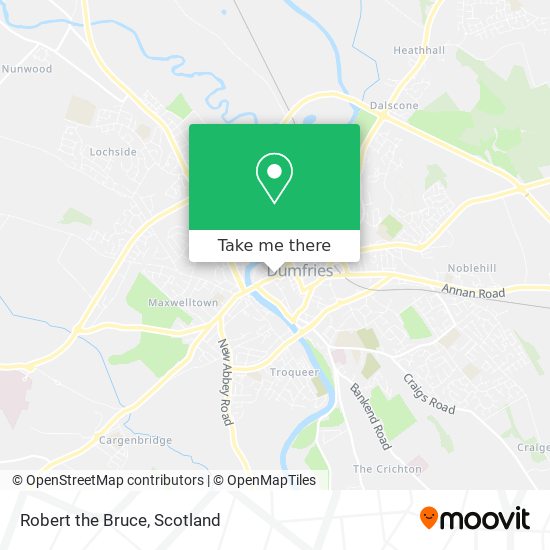 Robert the Bruce map