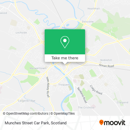 Munches Street Car Park map