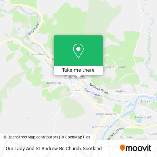 Our Lady And St Andrew Rc Church map