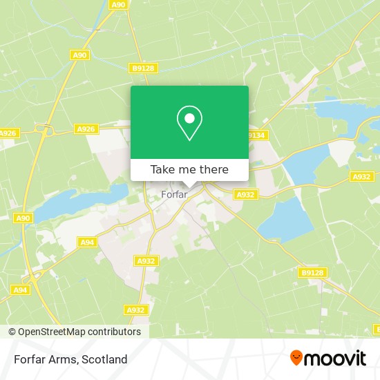 Forfar Arms map