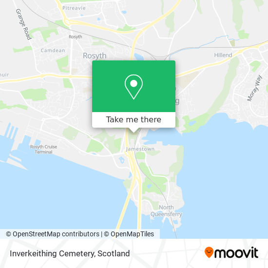 Inverkeithing Cemetery map