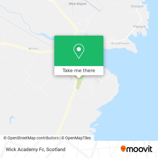 Wick Academy Fc map