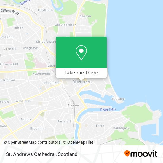 St. Andrews Cathedral map