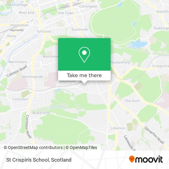 St Crispin's School map