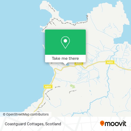 Coastguard Cottages map