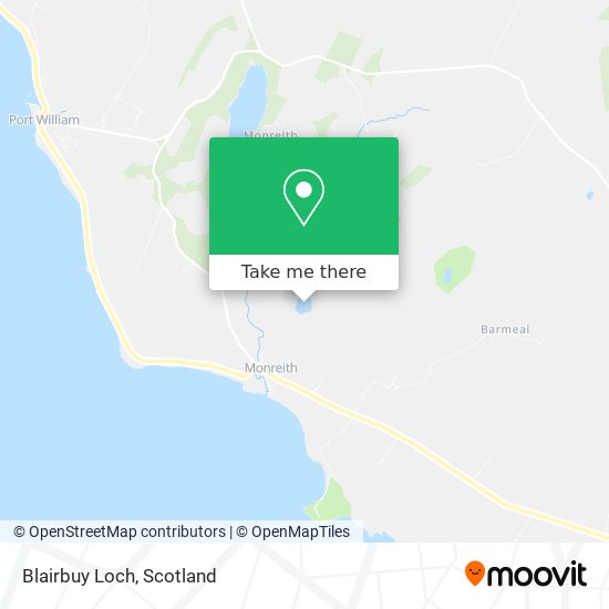 Blairbuy Loch map