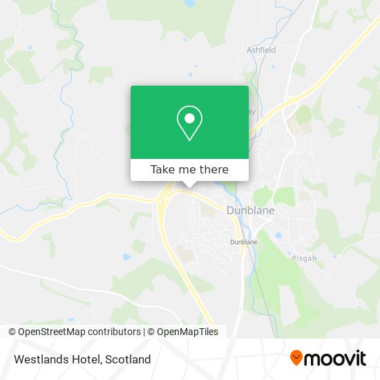 Westlands Hotel map
