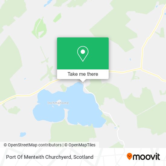 Port Of Menteith Churchyerd map