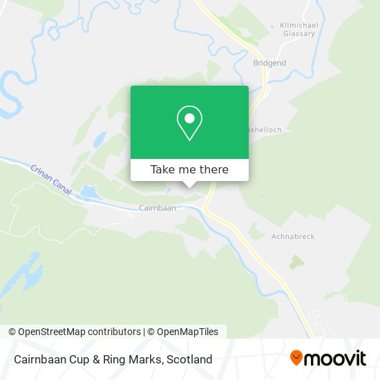 Cairnbaan Cup & Ring Marks map