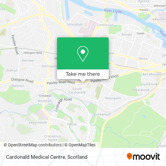 Cardonald Medical Centre map