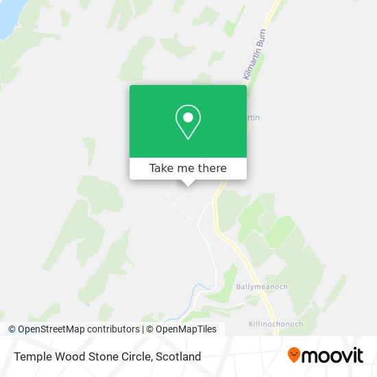 Temple Wood Stone Circle map