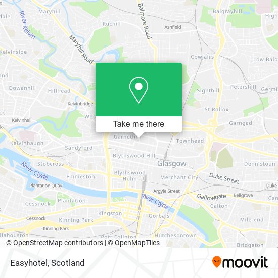 Easyhotel map