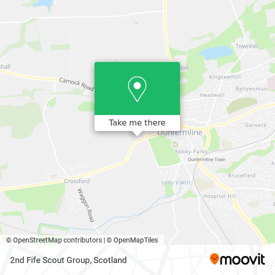 2nd Fife Scout Group map